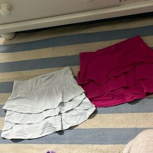 Pair of Athleta Girl Swing Skorts